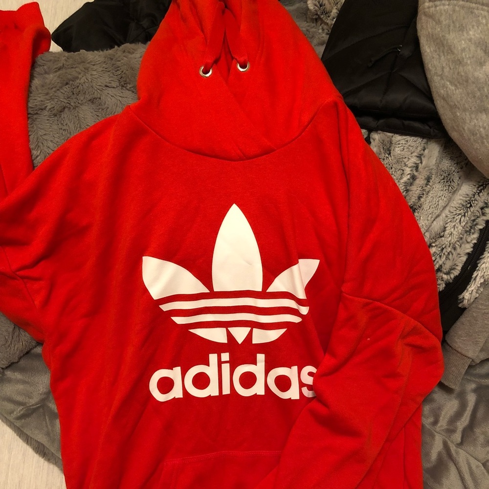 Adidas trefoil hoodie